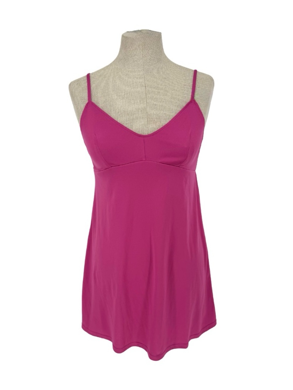 Christy Lynn Gemma Dress Fuchsia Pink Small Linen Silk Embroidered Floral Eyelet - Picture 13 of 16